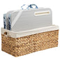 LAPGEAR Designer Lap Desk – Blue Blossoms, 2-Pack with Storage Basket - color: Blue Blossoms, size: 2-Pack + Basket