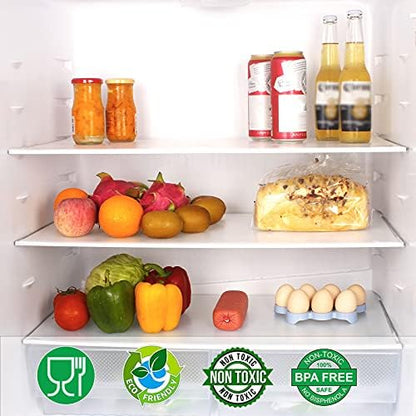 Refrigerator Liners, Shelf Liners for Kitchen Cabinet, Washable Oil-Proof for Drawer, Cabinet, Shelves, Refrigerator, Storage, 12 Inches x 20 FT, Non-Slip Cabinet Liner (12 Inches x 20 FT x 2 Rolls)… - size: 12 Inches x 20 FT x 2 Rolls