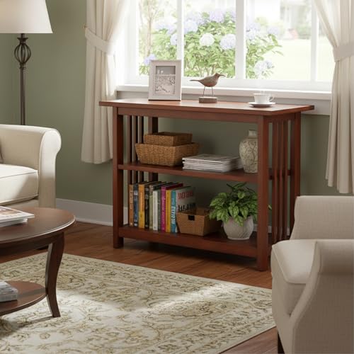 Alaterre Artisan Under Window Bookshelf, Cherry