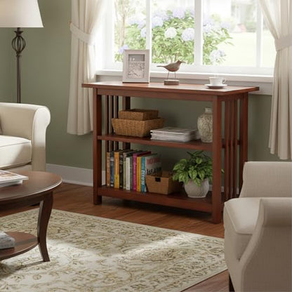 Alaterre Artisan Under Window Bookshelf, Cherry