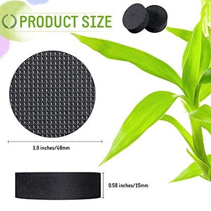 Geiserailie 30 Pcs Plant Pot Invisible Feet Risers - EVA Nonslip Gardening Pads for Flower Pots, Indoor, Outdoor, Patio, Deck, Garden, Greenhouse