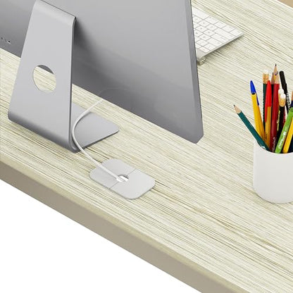 SHW 55-Inch Commercial-Grade Office Computer Desk, Maple - color: Maple, size: 55-Inch