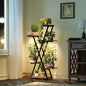 Plant Stand Indoor with Grow Lights: Large Multi-Tiered Metal Rack - Lighted Vertical Shelf with Timer for Flowers and Succulents - size: 43.3 inch, 7 tier