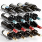 Yieach 4 Tier Stackable Wine Racks Countertop,Sturdy and Durable Wine Rack Free Standing Floor for Inside Cabinet,Clear Water Bottle Organizer and Wine Storage Racks Holder for Pantry,Table,Kitchen - size: 4 Pack-Hold 16 Bottle