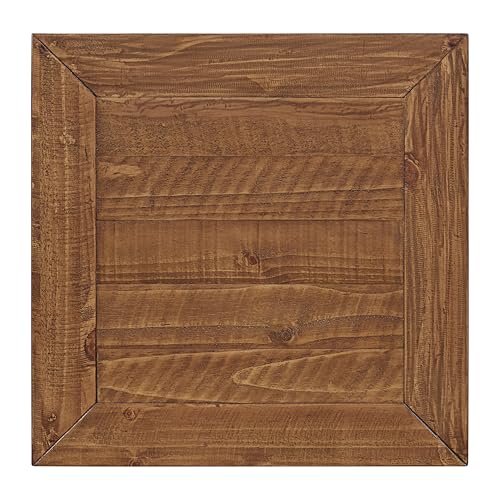 Monterey Farmhouse Rustic End Table, Solid Pine Wood Coastal Side Table with Drawer and Shelf. Black and Honey. | Farmhouse Rustic, Coastal Side Table, Drawer and Storage Shelf - color: Black and Honey