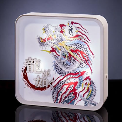Numskull Official Yakuza Acrylic Logo Desk Lamp Wall Light for Bedroom, Office, Home, Study, Work - color: Yakuza
