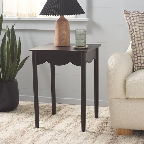 SAFAVIEH Home Collection Paislyn Matte Black Accent Table - color: Black