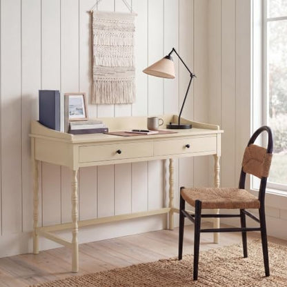SAFAVIEH Home Collection Astaroth Sand 2-Drawer Computer Table Office Writing Desk - color: Sand