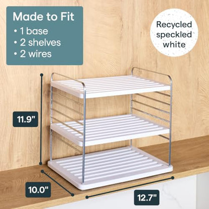 YouCopia UpSpace Cabinet Box Organizer Large, Adjustable Foil Wrap Shelf - size: Large Premium