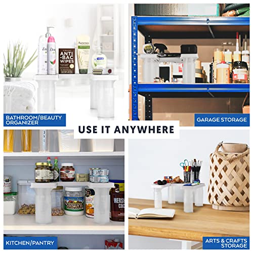 Savvy Shelf Adjustable Pantry & Can Storage Organizer - Kitchen Cabinet - Pantry Organization & Storage Can Organizer for Cupboard