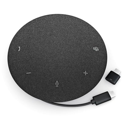 Dell Pro Plus Wireless Speakerphone - SL525 - USB-C, Zoom/Microsoft Teams Certified, Wired/Wireless, Bluetooth 5.3, Omni-Directional, AI-Based Noise Cancellation - style: SL525