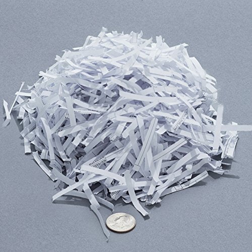 Amazon Basics 6-Sheet Cross-Cut Paper and Credit Card Shredder with 3.8 Gallon Bin, Shreds Staples, Black - color: Black, size: 6 Sheet