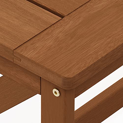 Furinno FG18111 Tioman Coffee Table, X-Leg, Natural - color: Natural, size: 17.8"D x 35.3"W x 17.0"H