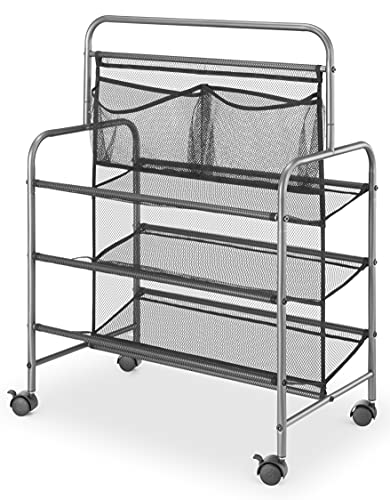 Whitmor 4-Tier Metal & Mesh Shoe Rack, Gunmetal - color: 4-tier,gunmetal