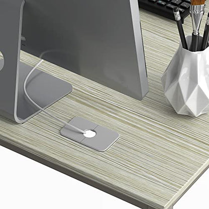 SHW Mission 55 x 60 L-Shape Home Office Computer Desk, Maple | Reversible Desktop Design - color: Maple, size: 55-Inch L-Shaped