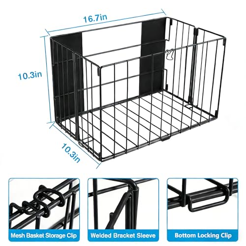 Magnetic Collapsible Laundry Basket, Foldable Metal Laundry Hamper for Washing Machine Side, Space Saving Pop Up Hamper, Laundry Room Organization and Storage (Black) - color: Black