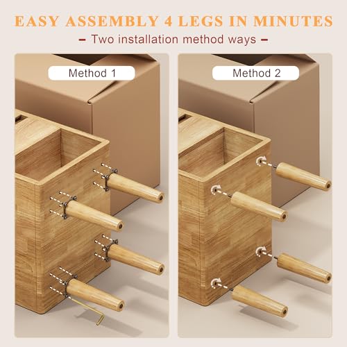 Nightstand 2 Drawers with Open Shelf Narrow Night Stand Solid Wood Bedside Table Mid Century Modern Nightstand Wooden End Table for Bedroom, Study, Office - color: Natural-2d, size: 15.75''×11.8''×23.62''