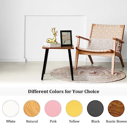 FORAOFUR Side Table, Rectangular Wooden Small End Table, Small Accent Table for Living Room, Bedroom and Balcony, Modern Side Tables for Spaces Home Decor, Easy Assembly | Wooden legs with modern rectangular design, fits living/bedroom, compact, quick ass