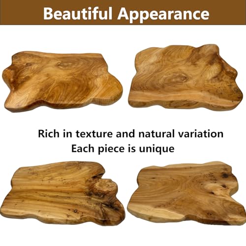 Natural Edge End Table, Live Edge Side Table with Hairpin Legs, Small Natural Wood Coffee Table ，Stump End Table for Living Room, Bedroom, Farmhouse Decor (20" L x 13" W x 20" T) - size: 20" L x 13" W x 20" H