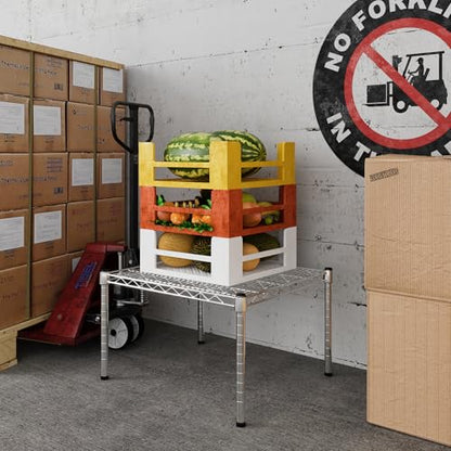 21" Deep x 24" Wide x 14" Height Wire Shelving Kit | 1-Tier | NSF Commercial Storage Rack Unit - size: 21" Deep x 24" Wide