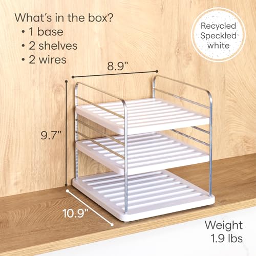 YouCopia UpSpace Cabinet Box Organizer Small, Adjustable Foil Wrap Shelf - size: Small Premium