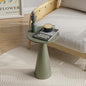 COZAYH Small Pedestal End Table Round Farmhouse Martini Table Wood Plant Stand Rustic Drink Table for Small Space Living Room, Sage Green - color: Sage Green