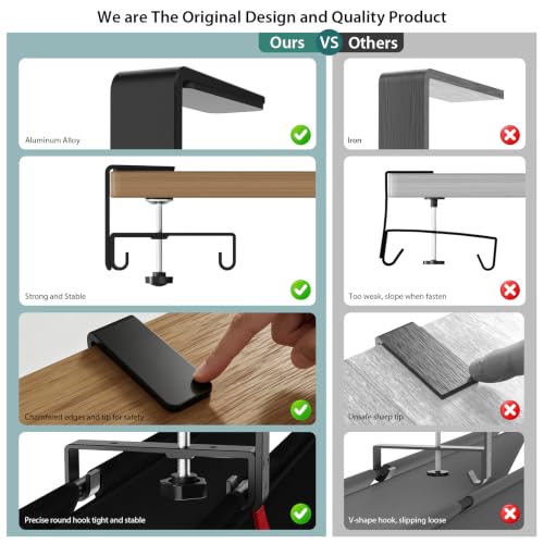Univivi No Drill Under Desk Cable Management Tray, 28 inch Cable Management | Clamp/Screw Mount Cable Management Desk, Premium Fabric Cable Management Box, Various Sizes Wire Management for Office, Home - color: White, size: 28"L x 5.5"W