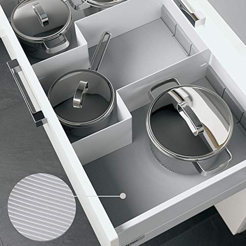 Shelf Liner, Non-Slip Cabinet Liner, Washable Oil-Proof for Kitchen Cabinet, Shelves, Refrigerator, Storage, Desks, 36 Inches x 20 FT, Non Adhesive Drawers Liner… (36 Inches x 20 FT, Thickened) - size: 36"W x 240"L