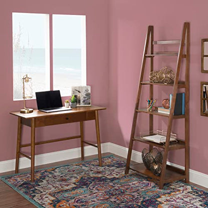 Melissa Mid Century Walnut Desk by Linon - color: Walnut
