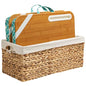 LAPGEAR Designer Lap Desk – Aqua Trellis, 2-Pack with Storage Basket - color: Aqua Trellis, size: 2-Pack + Basket