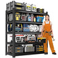 36" W Garage Shelving,5-Tier Heavy Duty Shelving Unit,3000LBS Adjustable Metal Storage Shelves,Storage Rack Units for Industrie,Shed,Warehouse,Basement,Black,35.4" W x 15.7" D x 72" H - size: 15.7"Dx35.4"Wx72"H