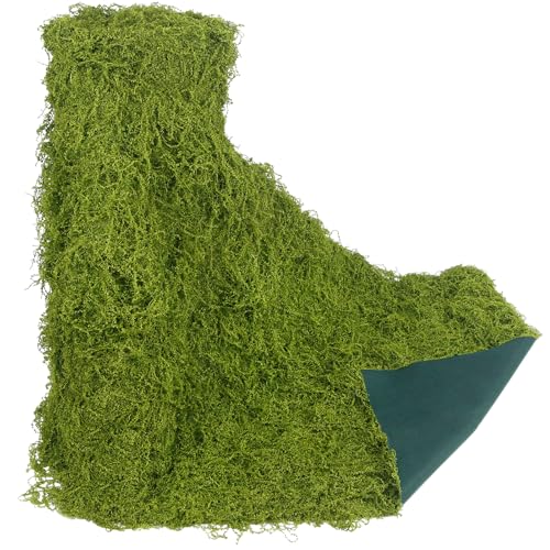 Fake Moss Rolls for Crafts Table Runner Party Centerpieces Decoration 16" x 118" Artificial Moss for Plants Indoor Green Faux Grass for Planters DIY Fairy Garden Floral Wedding 40 x 300cm - color: Green, 16 X 118 Inch/40x300cm