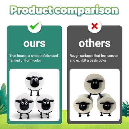 Sheep Toilet Paper Roll Holder, Tissue Paper Storage Stand, 3D Printed Black Sheep Loo Roll Holder, Wall Mount Tissue Basket for Bathroom, Fun Housewarming Gift & Bathroom Decor (3)