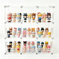 Open-Front Acrylic Desktop Display Case with Sturdy Aluminum Frame, Easy-Access Modular Clear Showcase with Removable Dividers, Transparent Organizer Rack for Perfume, Blind Boxes & Figures (9-Cube) - size: 9-Cube