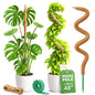 K-Brands 48'' Bendable Moss Pole Monstera Plant Support - Coconut Palm Fiber - Brown - Rectangular - Climbing Plant Support Structure - size: 1-Pack (48 in)