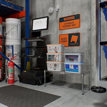 14" Deep x 36" Wide x 14" Height Wire Shelving Kit | 1-Tier | NSF Commercial Storage Rack Unit - size: 14" Deep x 36" Wide