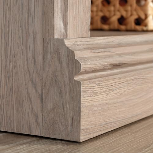 Sauder 3 Tier Book Shelf Wooden Bookcase Multipurpose Bookshelf for Home Office, Living Room, in Laurel Oak - color: Laurel Oak