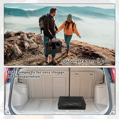 GREGIN Camping Table with Mesh Desktop, Lightweight & Portable Small Folding Grill Table, Height Adjustable Metal Outdoor Table for Camp, Cooking, BBQ, RV, Picnic-2 FT Black - size: S: 23.62"L x 15.75"W x 10.6"H/22"H