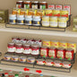 Dmevkic Expandable Can Organizer for Pantry,3-Tier Adjustable Can Organizers and Storage Holds Up to 24 Cans,Can Storage Rack for Pantry,Kitchen,Cabinet