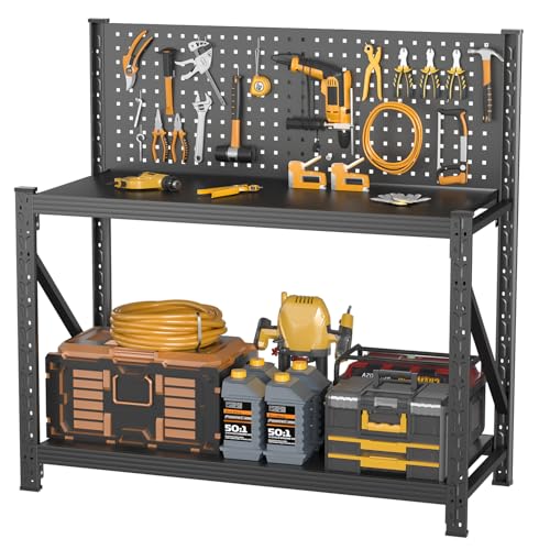 Storage Shelves,Fish Tank Stand Heavy Duty Metal Aquarium Stand for 20 Gallon,Metal Shelving Adjustable Shelves - size: 47.2 H*47.09" W*19" D