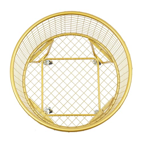 Wire Metal Deep Set Rolling Laundry Basket,Mesh Wire Laundry Basket Storage Cart for Bathroom Bedroom Dirty Clothes Storage (F) - size: F