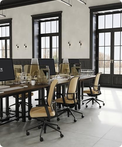 43" Home Office Desk Modern Computer Desk 43.3x23.6x29.5 inches PC Table with Thicken Frame Industrial Style Sturdy Metal Frame Furniture for Writing Gaming Rustic Brown+Black - color: Rustic Brown+black, size: 43