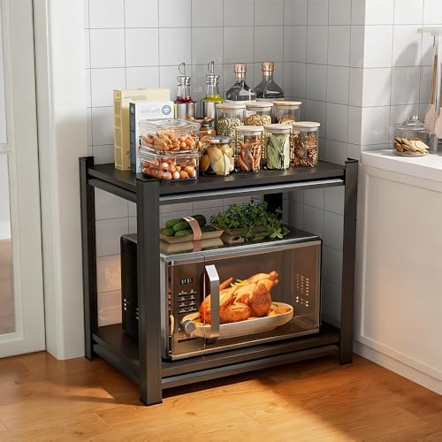 72"H/60"H: Father & I 5-tier storage rack, metal + wood, suitable for garage/kitchen/pantry, steel multi-functional support, adjustable, heavy-duty garage rack, black. (15.68*15.68*11.68) - size: 15.68 in * 15.68 in * 11.68 in Wood-5T
