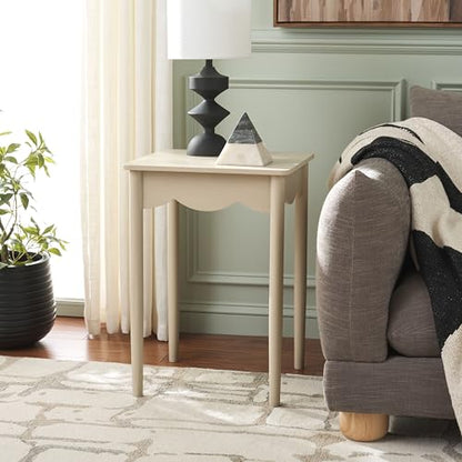 SAFAVIEH Home Collection Paislyn Sand Accent Table for Living Room, Entryway, Hallway - color: Sand