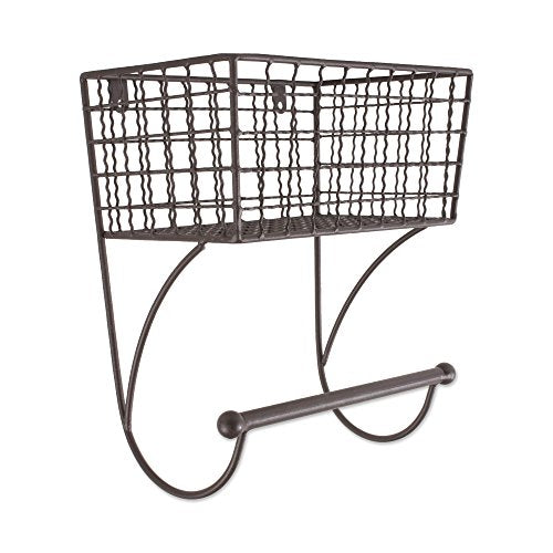 DII Rustic Farmhouse Bathroom Décor, Metal Storage, Small Towel Bar, Rustic - color: Rustic, size: Small Towel Bar