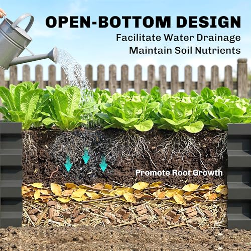 Outsunny Galvanized Raised Garden Bed, 4' x 2' x 1' Metal Planter Box, for Growing Vegetables, Flowers, Herbs, Succulents, Gray - color: Gray, size: 4' x 2' x 1'