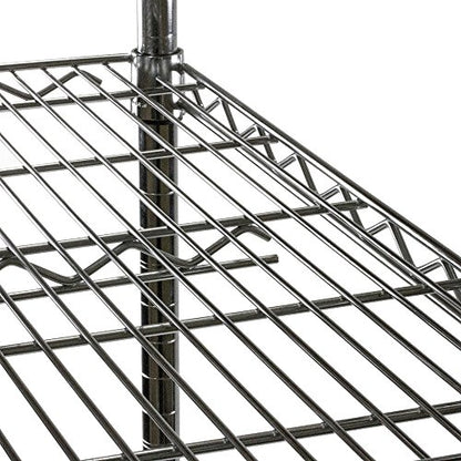 SI Shelving Inc.12 d x 54" w Chrome Wire Shelving with 1 Tier Shelf, Weight Capacity 800lbs Per Shelf - size: 12" d x 54" w x 6" h