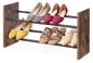 Whitmor Modern Industria l2-Tier Expandable Shoe Rack - color: 2 Tier,black