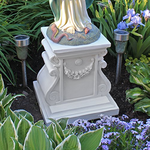 Design Toscano NG314105 Statuary Garden Base Riser, Medium, Classic Plinth - size: Medium, style: Classic Statuary