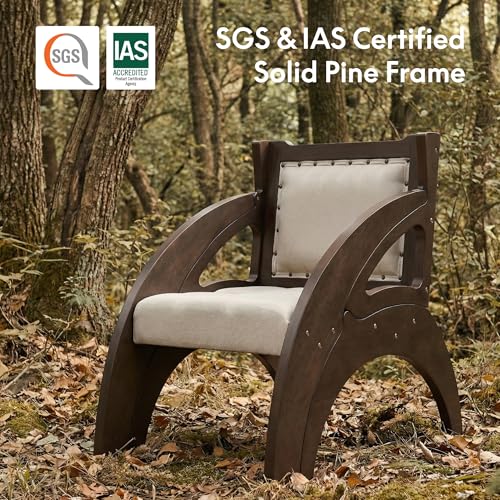 FLEXISPOT 3-in-1 Convertible Chair to Table with 2 Seats,Desk and Chair Set for 2, Upholstered Accent Chair with Solid Wood Frame, Easy Flip Design, Space Saving Furniture for Small Apartments - size: Convertible Chair for 2